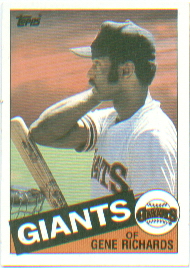 1985 Topps Baseball Cards      434     Gene Richards